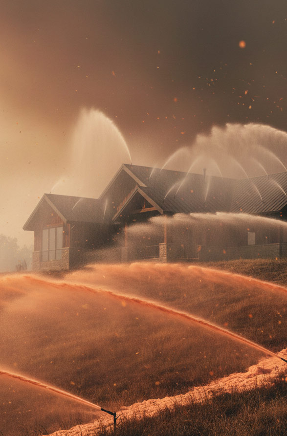 Wild Fire Protection System Embers Protection Services - Autonomous Wildfire Defense Systems